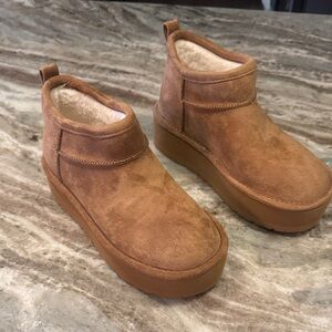 Madden Girl Tan Ankle Boots